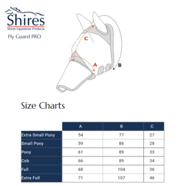 Shires FlyGuard PRO vliegenmasker met oren bescherming