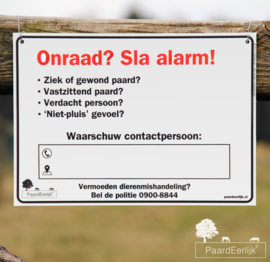 Informatiebord 'Onraad'