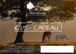 PaardEerlijk Cadeaubon