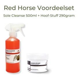 Red Horse Voordeelset - Sole Cleanse 500 + Hoof-stuff 290gr