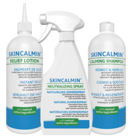Skincalmin Voordeelset (Lotion + Spray + Shampoo à 500ml)
