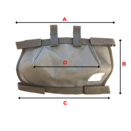 NAG UV-Werende (90%) Vliegenmasker & Oogbeschermer (voor aan hoofdstel)