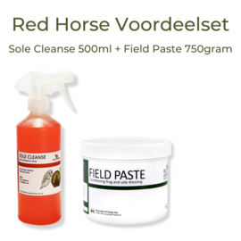 Red Horse Voordeelset - Sole Cleanse 500 + Field Paste 750gr