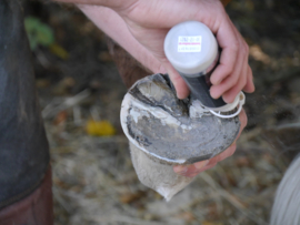 Unique-horn Magic Hoof Powder (bij natte en zachte hoeven en stralen)