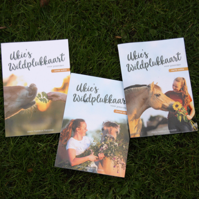 Ukie's Wildplukkaart voor paarden - Lente, Zomer & Herfst editie