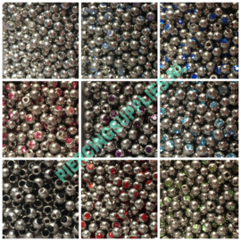 Jeweled Ball 1.2 x 2.5 mm diverse kleuren