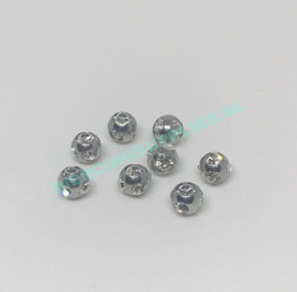 Multi Jeweled Balls 1.2 x  4mm  diverse kleuren