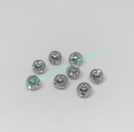 Multi Jeweled  Balls 1.2 x 3 mm diverse kleuren