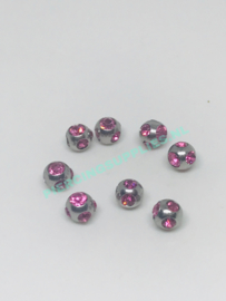 Multi Jeweled  Balls 1.2 x 3 mm diverse kleuren