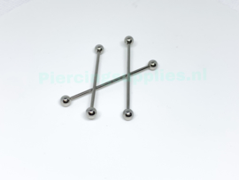 Barbells 1.2 mm extra lang