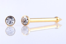 Schietsysteem  Neus Piercing 24 K Goldplated