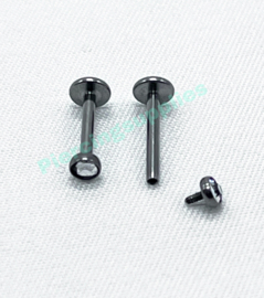 Internally Threaded Labret met steen