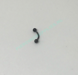 Black Colored Curved Barbell 1.2 x 8 mm
