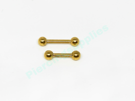 Gold Colored  1.2 Barbell