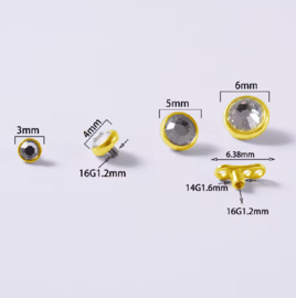 Gold Titanium Dermal Base