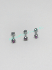 Tragus Barbell 1.2 x 4.5 diverse kleuren