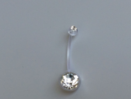 Zwangerschaps navelpiercing Crystal