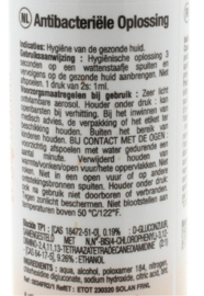 OTZI Anti Bacteriële Spray 50 ml.  . Let op !!(per stuk)