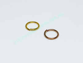 Gold Colored Continue ring 1.0