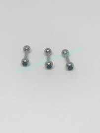 Tragus Barbell 1.2 x 4.5 diverse kleuren