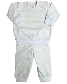 2-delige Baby pyjama wit 56/62