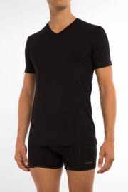 T Shirt V Neck KM - Black (2 pack)