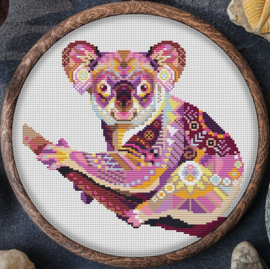Borduurpakket Mandala Koala - 571 - Awesome Pattern Studio