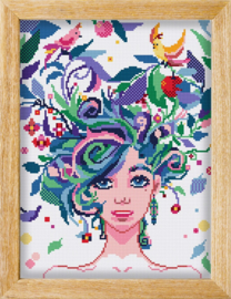 Diamond painting MANDALA Fantasy FLOWERGIRL