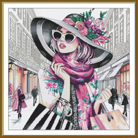 PE3594 Borduurpakket Nova Sloboda - Parisian Scent - De Geur van Parijs