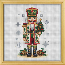 Borduurpakket Awesome Pattern Studio - Christmas Nutcracker - Kerst Notenkraker