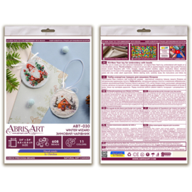 ABT030 KRALEN BORDUURPAKKET Decoratie Hanger - Winter Wizard