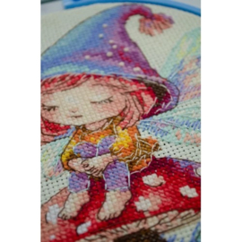 AHM-086 Borduurpakket ABRIS ART - Tiny Sorceress - Kleine Tovenares