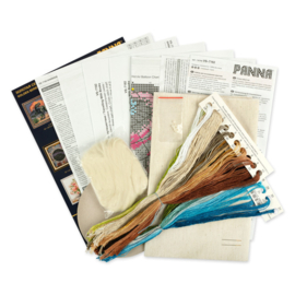 7182 Borduurpakket Travelling with Books - PANNA