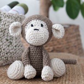 Monkey MACE - eco barbante - Amigurumi (complete set inclusief haaknaald)