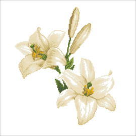 VOORBEDRUKT BORDUURPAKKET WILD LILLY BOUQUET  - LADYBIRD