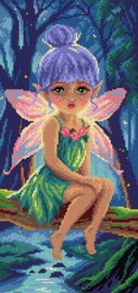 3601 - Voorbedrukt stramien Fairy - Feetje - ORCHIDEA 24 x 51 - (STRAMIEN)