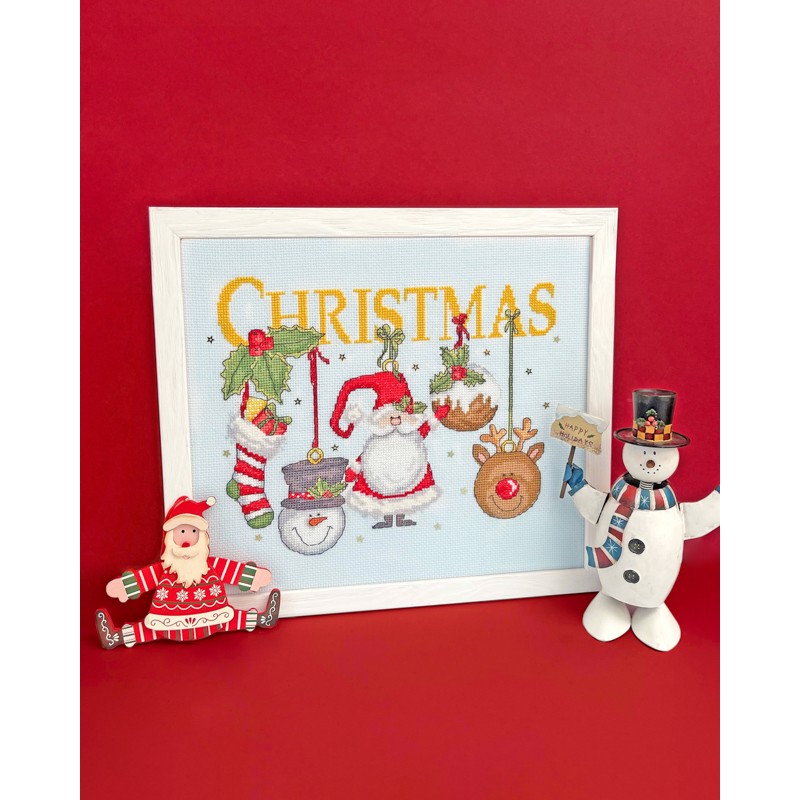 Borduurpakket Karen Tye Bentley - It Must Be Christmas - Bothy Threads