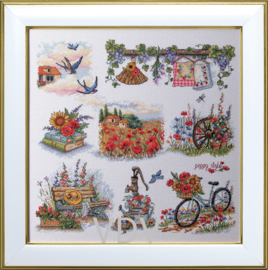 293 - Borduurpakket VDV - Summer Harmony - Zomer Harmonie