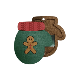 Houten Naaldendoosje Kerst Want