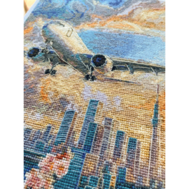 AH-308 Borduurpakket ABRIS ART -  Above the Sky