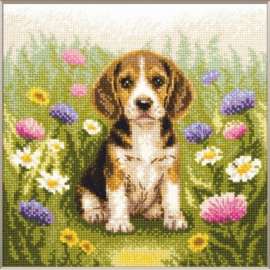 A1048 - Borduurpakket Meadow Pup - Aine