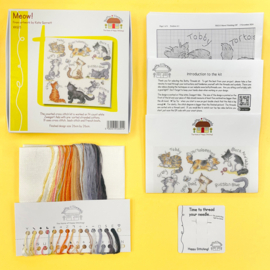 Borduurpakket - Kate Garrett - Meow! - Bothy Threads