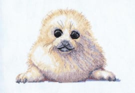 Borduurpakket My Cross Stitch – Animal Magic – Seal Pup (DMC garens)