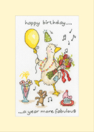Borduurpakket - Cockadoodle - More Fabulous - Bothy Threads