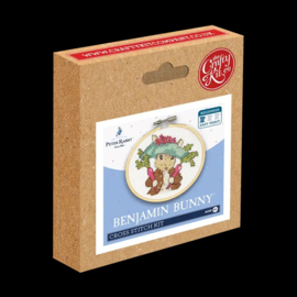 Beatrix Potter - Benjamin Bunny Mini Kruissteekpakket