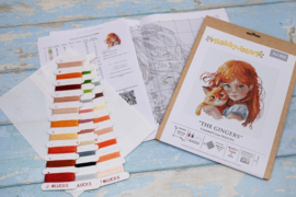 Borduurpakket HobbyJobby - The Gingers - De Roodharige