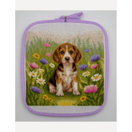 A1048 - Borduurpakket Meadow Pup - Aine