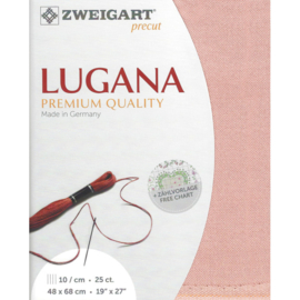Lugana 25ct 403 (48 x 68 cm) - Zweigart - Ash Rose