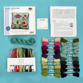 Petit Point borduurpakket April Mawhinney - Deadly Nightshade - Bothy Threads