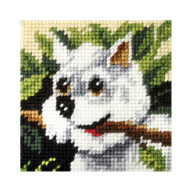 9605 - MY FIRST EMBROIDERY - ORCHIDEA - WIT HONDJE